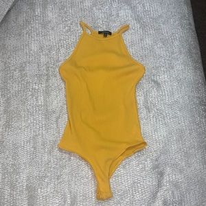 Yellow bodysuit